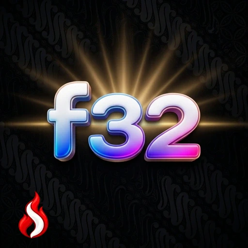 Layar panduan masuk akun f32 setelah APK terpasang di Android